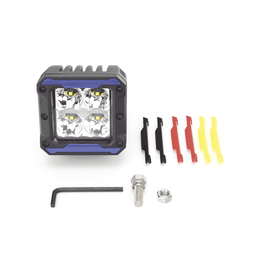 Luz de Trabajo LED / 4950 Lúmenes / 9 LEDs de 10 W / IP67 / 12-24 VCD