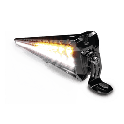  Barra de luz LED clara/ ambar, 12-24 Vcc, 12,600 lumenes, IP67