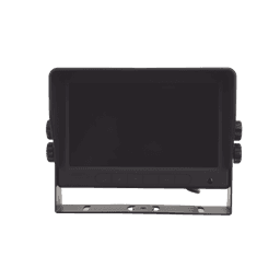 Cámara de Reversa con Monitor / Detección IA de Peatones y Vehículos / HD 720p / IR 18 LED / Expandible a 2 Cámaras / Monitor Táctil