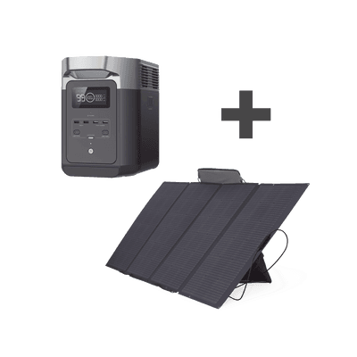 Kit de Estación de Energía Portátil 2048Wh + Panel Solar Flexible 400W