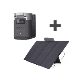 Kit de Estación de Energía Portátil 2048Wh + Panel Solar Flexible 400W