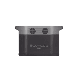 EcoFlow DELTA 2 MAX | Estación de Energía Portátil 2048Wh Litio LFP / 6 AC 2400 W (Max. 3400W) / 2 USB-C 100W / Capacidad para Aumentar Respaldo / Cargador de Coche 10A a 12.6V / Conectividad WiFi y Bluetooth (App) / Carga Solar 1000W