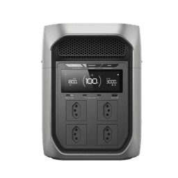 Estación de Energía Portátil EcoFlow DELTA 3 MAX PLUS, 2048Wh, Batería LiFePO4, Salida 3000W (Surge 3800W)