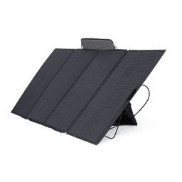 Módulo Solar Portátil y Flexible de 400W Recomendado para Estaciones Portátiles EFD330, EFD350 ó EFD500 / Ajuste de Ángulo / Carga Eficiente / Incluye Cable XT60 a MC4