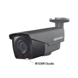 Bullet TURBO 1080p / CLIMAS EXTREMOS / Lente Mot. 2.8 a 12 mm / IR EXIR Inteligente 40 mts / Exterior IP66 / Híbrida / WDR Real 120 dB