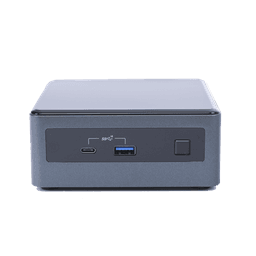 NUC / Intel / Mini PC Performance / Core i3 / 10a Generación / 1 X HDMI / 3 X USB / 1 X USB-C / WiFi 6 / Bluetooth / Memoria RAM, S.O y SSD o HDD No Incluido / Incluye Fuente