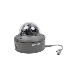 Domo TURBOHD 3 Megapixel  / METÁLICA / Lente Mot. 2.8 a 12 mm / IR EXIR Inteligente 40 mts / WDR 120 dB / Antivandalica IK10 / Exterior IP66