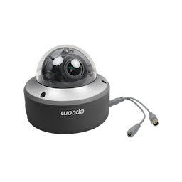 Domo TURBOHD 1080p / METÁLICA / Lente Mot. 2.8 a 12 mm / IR EXIR Inteligente 40 mts / WDR 120 dB / Antivandalica IK10 / Exterior IP66