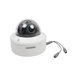 Domo TURBOHD 1080p / METÁLICA / Lente Mot. 2.8 a 12 mm / IR EXIR Inteligente 40 mts / WDR 120 dB / Antivandalica IK10 / Exterior IP66 / 12 Vcc 