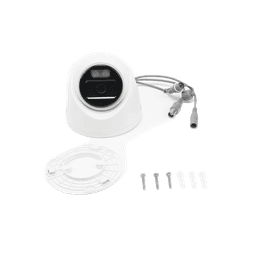 Turret TURBOHD 3K (5 Megapixel) / Lente 3.6 mm / Micrófono Integrado / Imagen a Color 24/7 (ColorVu) / 40 mts Luz Blanca / Exterior IP67 / dWDR / 4 Tecnologías