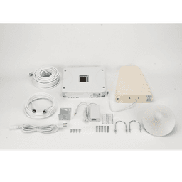 Amplificador de Señal Celular / 5 Bandas Simultáneas / 700-2600 MHz / Cobertura hasta 900 m² (9687.5 ft²) / Ganancia 70 dB / Multiusuario / -10°C a +55°C