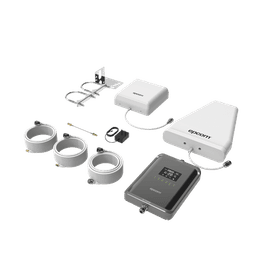 Kit Amplificador de Señal Celular 5G / Mejora las llamadas convencionales y VoLTE / Soporta los datos de las tecnologías 2G, 3G, 4G y 5G de TELCEL, AT&T, MOVISTAR y OMV de Altán / Cubre hasta 600 m².