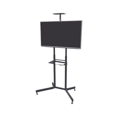 Soporte de Pantalla con Ruedas / Compatible con Monitores dee 32 "a 65" / Base para Colocar Accesorios Adicionales / Vesa 600 x 400