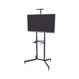 Soporte de Pantalla con Ruedas / Compatible con Monitores dee 32 "a 65" / Base para Colocar Accesorios Adicionales / Vesa 600 x 400