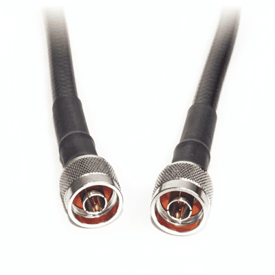 Jumper Coaxial con Cable epcom405 | Conector N Macho en los extremos | 21 metros de longitud.