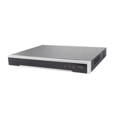 DVR 16 Canales TurboHD + 16 Canales IP / 8 Megapixel (4K) / Acusense (Evita Falsas Alarmas) / Audio por Coaxitron / 2 Bahías de Disco Duro / 8 Entradas de Alarma / 4 Salidas de Alarma / H.265+ / Salida de Video en 4K