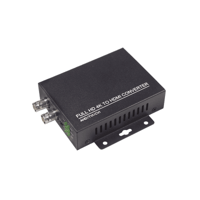 Convertidor de CVI, TVI, AHD, CVBS a HDMI, salida HDMI 1080P 60Fps / Bucle de salida CVBS / Soporta hasta 8MP CVI, 8MP TVI, 8MP AHD / Admite señal de entrada 960H / Incluye fuente de alimentación y cable BNC.