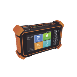 Probador de Vídeo de muñeca / Soporta ONVIF, 8K, H.264 y H.265 / TVI de 8 MP, CVI de 8 MP, y  AHD de 8 MP / Salida de energía  DC12V 3A, 48V PoE 25.5W / Admite RS485 / Prueba de audio TVI 5.0 / Prueba de cable UTP, RJ45 TDR