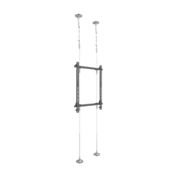 Montaje cableado de acero| suelo a techo| capacidad maxima de carga 30kg| para pantallas de 32" ~ 65"| VESA 100 x 100 a 400 x 600