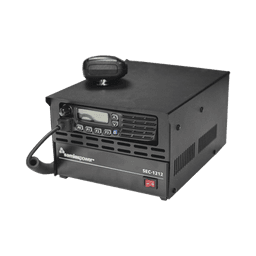 Gabinete para Radios ICOM Serie 121/221/121S/221S/M/5013 compatible con Fuente de Poder SEC (Fuente y Radio NO incluidos).