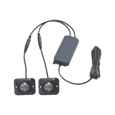 Estrobos Ocultos de 6 LED, Color ámbar