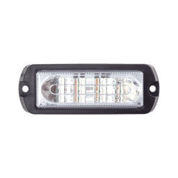 Luz Auxiliar Ultra Brillante X13 de 4 LEDs, Color Azul, con mica transparente