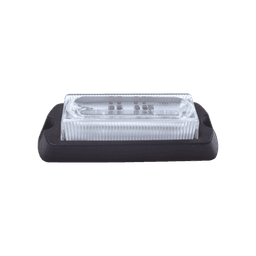 Luz Auxiliar Ultra Brillante X13 de 4 LEDs, Color Azul, con mica transparente