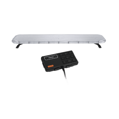 Barra de luces LED de 46" Rojo/Azul/Ambar , De 132 LEDs, Controlador Incluido, Ideal para Equipar Unidades de Seguridad Publica