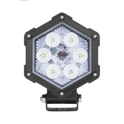 Luz de Trabajo Ultra brillante, 6 Led, 2200 Lumenes, 30 watts, 12-24 Vcc