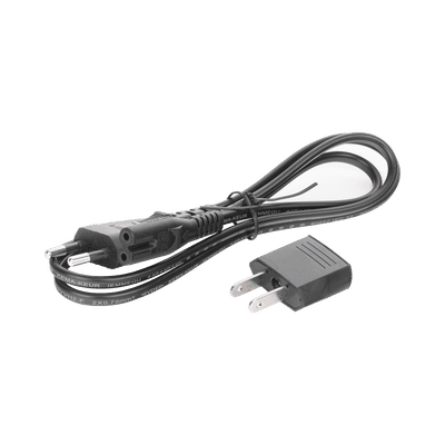 CABLE DE CORRIENTE BIFASICO CONECTOR TIPO 8 ( 1 METRO )