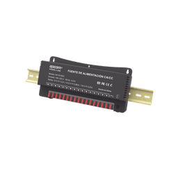 Fuente de Poder  / Para 16 Cámaras / Ajustables a 12 o 13.5 o 15 Vcc / 16 Amperes / Instalación en Pared.