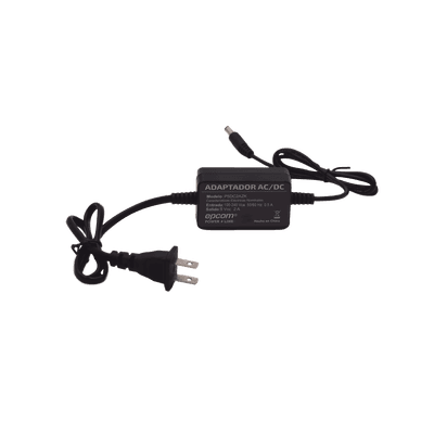 Adaptador 5 Vcc / 2A / UL / Voltaje de Entrada de 100-240 Vca / Para uso, solo en lectores biométricos de 5 Vcc de la marca ZK