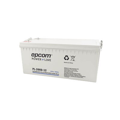 Batería 12V @ 200 Ah / AGM-VRLA / Uso en Aplicaciones de Respaldo /Terminales Tipo Tornillo HEX M6