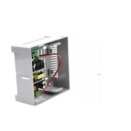 Fuente de Alimentación con Gabinete de 4 Salidas de 11 - 15 Vcc / 5 Amper /  Soporta Batería de Respaldo / Voltaje de Entrada: 96 - 264 Vca / Soporta Protección contra Sobrecorriente de Salida, Protección contra Cortocircuito /