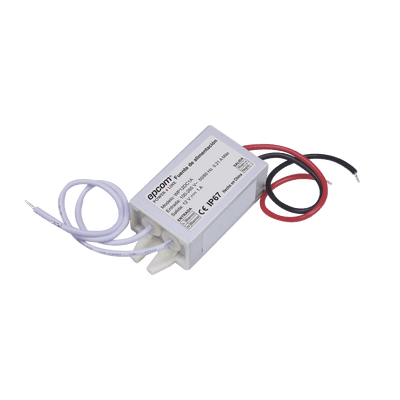 FUENTE DE ALIMENTANTACION PARA INTEMPERIE WATERPROOF 12 V @ 1 A