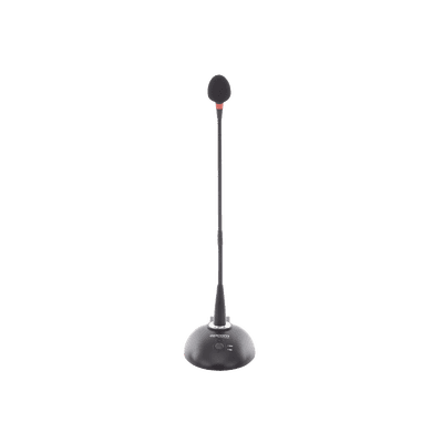 Micrófono | Cuello de Ganso con Base | Soporta Phantom | Salida Balanceada XLR