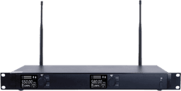 Receptor Inalámbrico Dual Canal Digital U-Band | 4 Bandas de Frecuencia (470-830 MHz) | Transmisión Digital pi/4-DQPSK | Pantalla TFT-LCD 2.2" | Anti-Interferencia con ID Code Pilot | Salidas Balanceadas y Desbalanceadas | Ecualizacion