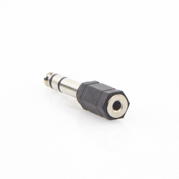 Adaptador de audio 3.5mm hembra a 6.3mm macho (Audio estereo)