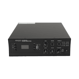 Amplificador Digital Mini MP3 con Bluetooth | 240W | Entrada XLR Micrófono 48V | 2 Entradas RCA | USB y TF Card | FM Radio | Control Remoto | Protección contra Cortocircuito y Sobrecarga | 100v / 4-16 Ohms