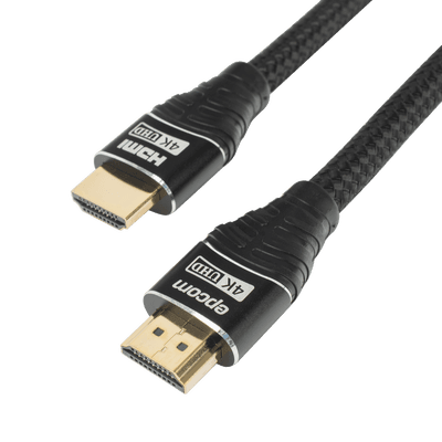 Cable HDMI de 1m | Alta Definición | Longitud | Version 2.0 | Alta velocidad 18Gbps | 4K@60Hz | Conectores Chapados en Oro | Tipo Redondo 