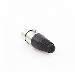 Conector XLR 3 Pines Hembra | Ideal para Conexiones de Micrófonos y Mezcladoras | Equipo de Audio Profesional