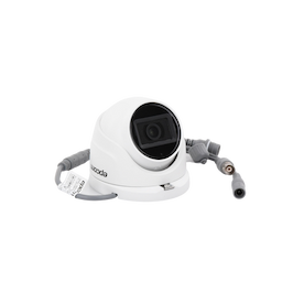 AUDIO POR COAXITRON / Turret TURBOHD 5 Megapixel / Angulo de vision 85.5° / Lente 2.8 mm / 30 mts IR EXIR / Exterior IP67 / 4 Tecnologías / dWDR