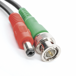 Cable coaxial ( BNC RG59 ) + Alimentación / SIAMÉS / 20 Metros / 100 % COBRE / Para Cámaras 4K  / Uso interior y exterior