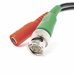 Cable coaxial ( BNC RG59 ) + Alimentación / SIAMÉS / 40 Metros / 100 % COBRE / Para Cámaras 4K  / Uso interior y exterior