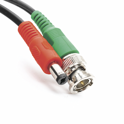 Cable coaxial ( BNC RG59 ) + Alimentación / SIAMÉS / 40 Metros / 100 % COBRE / Para Cámaras 4K  / Uso interior y exterior