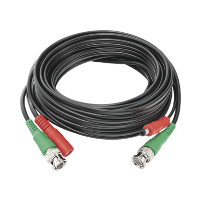 Cable coaxial ( BNC RG59 ) + Alimentación / SIAMÉS / 5 Metros / 100 % COBRE / Para Cámaras 4K  / Uso interior y exterior