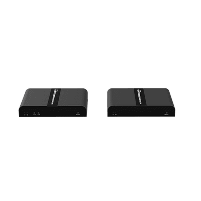 Kit extensor KVM (HDMI y USB 2.0) hasta 100 metros / Resolución 4K @ 30 Hz / Cat 6/6A/7 / CERO LATENCIA / Salida Loop / Soporta Switch Gigabit para control KVM múltiple / Soporta hasta 253 