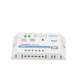 Controlador Solar PWM 12/24 V 10 A, Salida USB