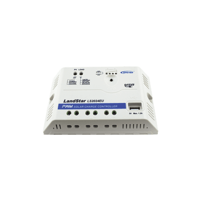 Controlador Solar PWM 12/24 V 20 A, Salida USB