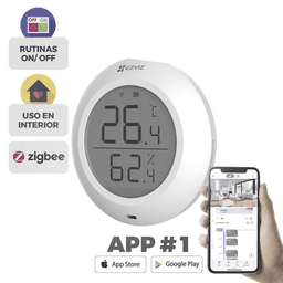 Sensor de Temperatura y Humedad / Compatible con Hub CS-A3 / Protocolo Zigbee 